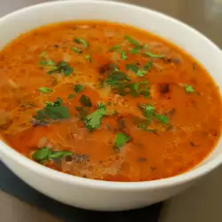 Супа от печурки с праз и морков