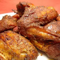 Сочни мариновани крилца на барбекю със сос