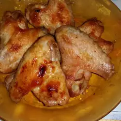 Пилешки крилца с мед