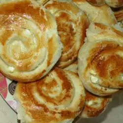Spirals with Feta Cheese and Olive Oil
