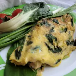 Omelet with Greens and Tofu