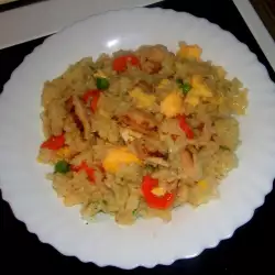 Пиле с ориз по китайски