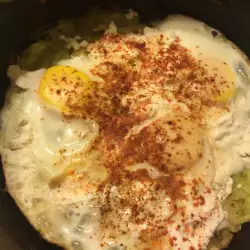 Pržene tikvice sa jajima i sirom