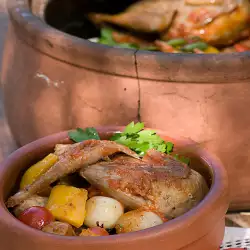 Delicious Chicken in a Clay Pot