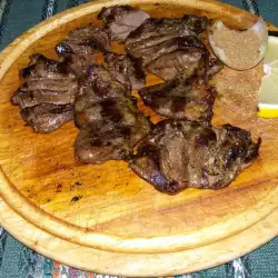 Grilled Duck Hearts