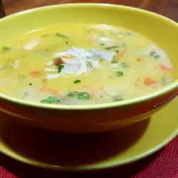 Chicken Soup with Vermicelli and Thickening Agent