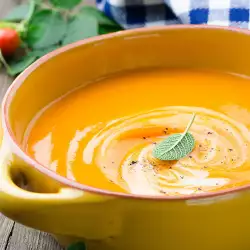 Пикантна тиквена супа