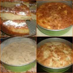 Fluffy Apple Cake with a Topping