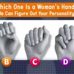 Избери коя ръка е женска и ще разкрием истинското ти Аз