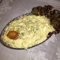 Salad of Boiled Eggs and Mayonnaise