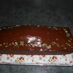 Какаов кейк с шоколадова глазура