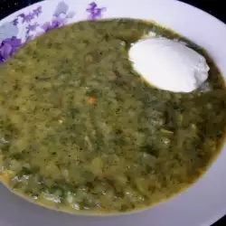 Крем супа от коприва и праз