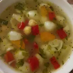 Супа с нахут и макарони