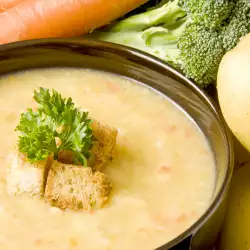 Крем супа от картофи и магданоз