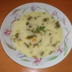 Spinach, Potato and Noodle Soup