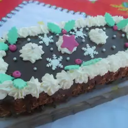 Коледна торта с шоколад