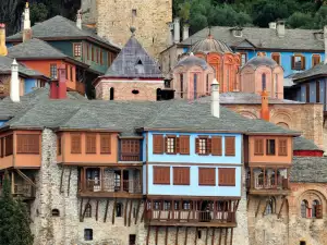 Най-красивите манастири по света - Снимка Един от манастирите в Света Гора