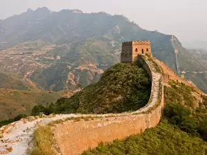 Чудесата на древния свят - Снимка Изглед на великата китайска стена