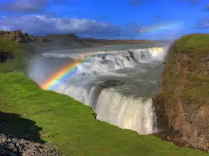 Най-красивите водопади в света - Снимка Gullfoss в Исландия