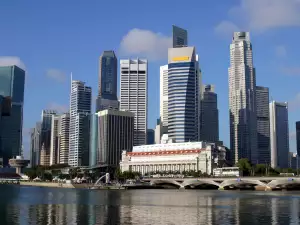 Небостъргачи - Снимка Сингапур - Небостъргачи