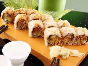 Sushi pieces