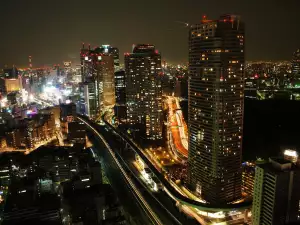 Небостъргачи - Снимка Токио надвечер