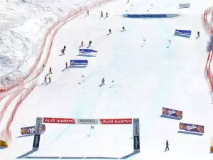 Световна Купа по Ски - Снимка Писта Алберто Томба и Super G спускане