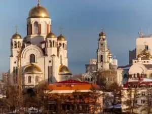 Църквата Светая кров в Екатеринбург