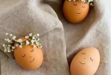 Великденските яйца: Изкуство с подръчни материали у дома
