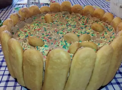 Торт «Дамские пальчики» со сгущенным молоком