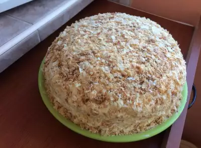 Рецепт торта Наполеон с заварным кремом