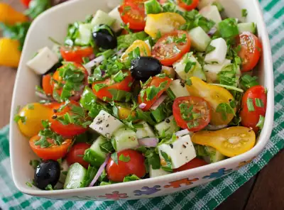 Греческий салат: пошаговый оригинальный рецепт