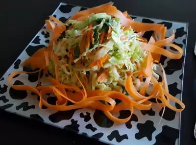салат с капустой и морковью с уксусом и майонезом | Дзен