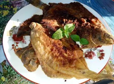 Камбала черноморская на гриле – Пошаговый рецепт приготовления с фотографиями