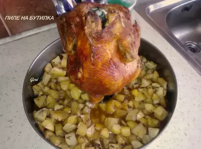 Курица на пиве в духовке с перечным соусом - пошаговый рецепт с фото на Готовим дома
