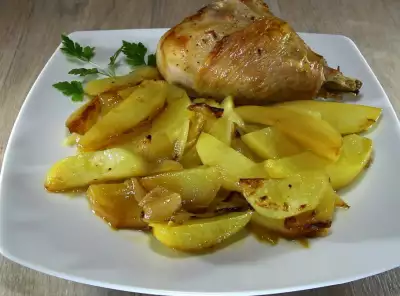 Филе индейки с картошкой в духовке - рецепт с фото