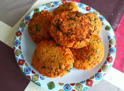 Chickpea and lentil patties