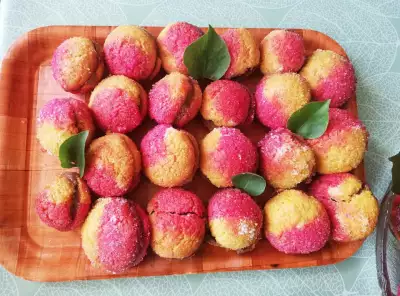Пирожное Персики ☆ рецепт печенья пошагово в домашних условиях