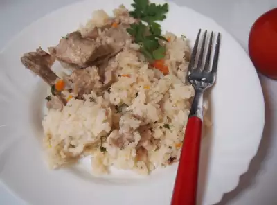 Свинина с рисом в горшочке - пошаговый рецепт с фото на фотодетки.рф