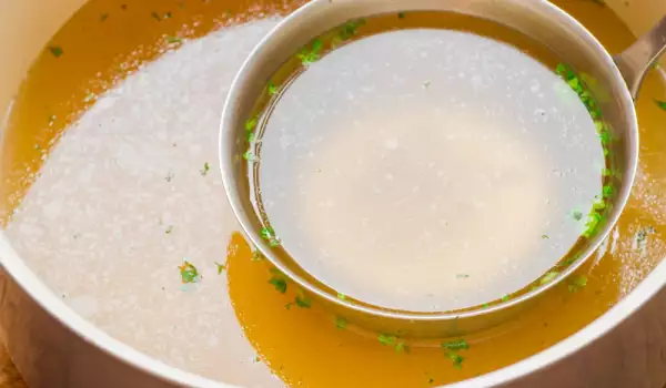Bone broth is a source of collagen