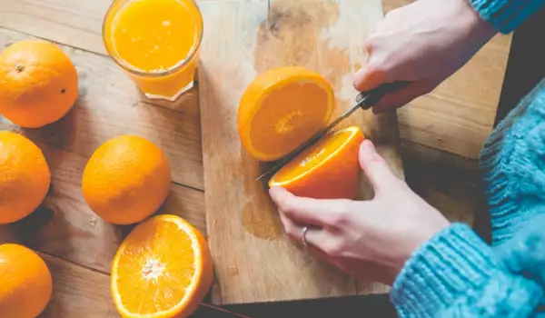 Zdrav sok od pomorandže