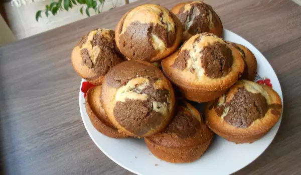 Muffins mit Kakao