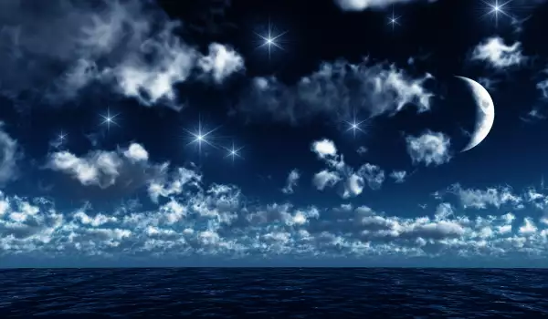 Невероятно небе с звезди, символи и числа