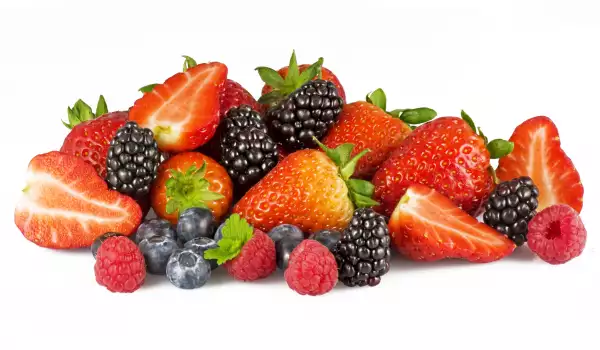 Berries and Strawberries with Antioxidants