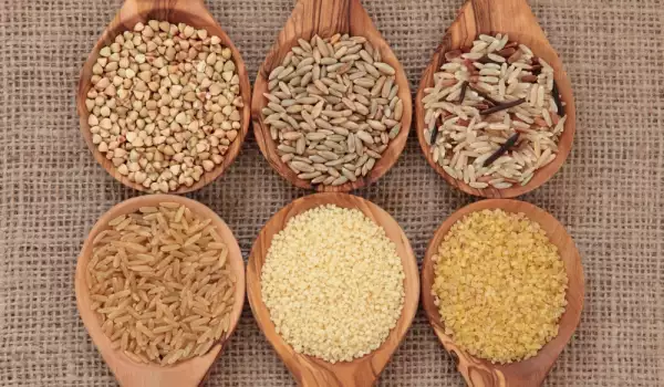 Tipos de arroz y trigo sarraceno