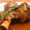 Roasted Lamb with Red Wine Sauce