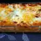 Lasagna with Bechamel Sauce, Cheese and Olives