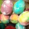 Dyed Eggs with Crystals