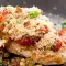 Chicken breast with tomatoes and parmesan