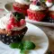 Chocolate Cupcakes with Fruit